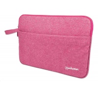 MANHATTAN Pouzdro Laptop Sleeve Seattle, Fits Widescreens Up To 14.5", 383 x 270 x 30 mm, Coral