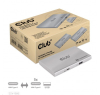 Club3D hubThunderbolt 4 Portable 5-in-1 Hub with Smart Power