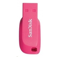 SanDisk Flash Disk 16GB Cruzer Blade, USB 2.0, růžová