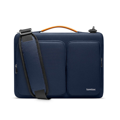 tomtoc Messenger – 16'' MacBook Pro 2019/ 15,3'' MacBook Air, tmavěmodrá