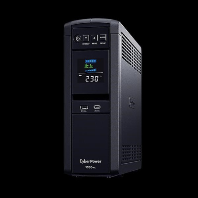 CyberPower PFC SineWave LCD GP UPS 1350VA/810W, Schuko zásuvky - Rozbaleno - BAZAR