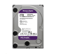 WD PURPLE WD23PURZ 2TB, SATA III 3.5", 64MB, 175MB/s, Low Noise, CMR