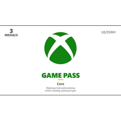 Xbox Game Pass Core – 3 - měsíční členství