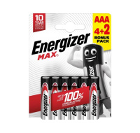 Energizer LR03/6 Max AAA 4+2 zdarma