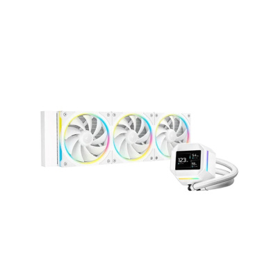 DEEPCOOL Vodní chladič LM360 WH, ARGB, 3x 120mm, AM5, LGA1851, bílá