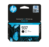 HP 937 Black Original Ink Cartridge (1,250 pages)