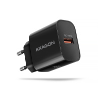 AXAGON ACU-QC18, nabíječka do sítě 18W, 1x port USB-A, QC3.0/AFC/Apple, černá