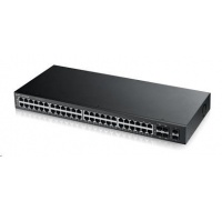 Zyxel GS1920-48v2 50-port Gigabit WebManaged Switch, 44x gigabit RJ45, 4x gigabit RJ45/SFP, 2x SFP