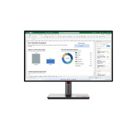 LENOVO LCD P27h-30 - 27'',IPS,matný,16:9,2560x1440,178/178,4ms,350cd/m2,1000:1,HDMI,DP,USB-C,USB Hub,RJ45,VESA,Pivot