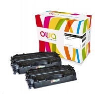 OWA Armor toner pro HP LJ P2050, P2055, 2x6500 stran, CC505XD, černá/black