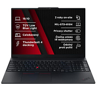 LENOVO NTB ThinkPad E16 G3 - Ultra5 225U,16" WUXGA,16GB,512SSD,IRcam,W11P,5let On-Site,5let KYD