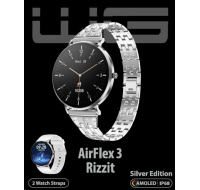 WG - Chytré hodinky AirFlex3 Rizz It / Silver Edition