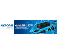 AVACOM QuickTIP 250W - univerzální adaptér pro notebooky + 8 konektorů