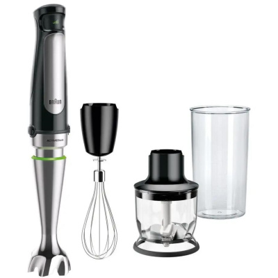 BAZAR - Braun MultiQuick 7 MQ 7025X tyčový mixér, 1000 W, SplashControl, Smart Speed - poškozený obal