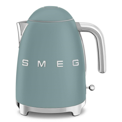 Smeg KLF03EGMEU, rychlovarná konvice, 1,7 l, (7 šálků), 2400 W, styl 50. let, smaragdově zelená