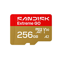 SanDisk micro SDXC karta 256GB Extreme GO (240 MB/s , UHS-I U3 V30)