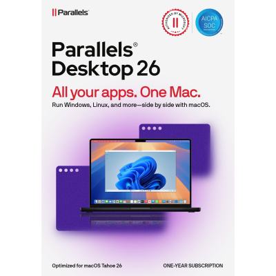 Parallels Desktop Subscription 1 Year, EN/FR/DE/IT/ES/PL/CZ/PT