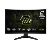 MSI LCD MAG 275CF X24, 27", 1920x1080, Rapid VA, 0,5 ms, VESA 100x100, Black