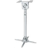 BAZAR - MANHATTAN Stropní držák projektoru, natáčecí (58-82cm, ±15°/360°, max. 20kg) - Poškozený obal (Komplet)