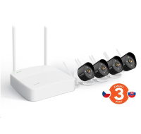 Tenda K4W-3TC - kamerový WiFi set, 4x IP 2K kamera, NVR rekordér, zvuk, noční vidění