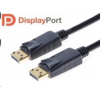 PREMIUMCORD DisplayPort 1.2 přípojný kabel M/M, zlacené konektory, 0.5m