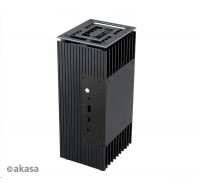 AKASA skříň Turing FX, fanless case, černá