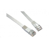 Solarix Patch kabel plochý CAT6 UTP LSOH 5m šedý non-snag-proof C6-111GY-5MB