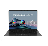 ASUS NTB Zenbook 14 (UM3406GA-OLED041W), Ryzen AI 5 430, 14" 1920 x 1200, 32GB, 1TB SSD, Radeon, W11 Home, Black