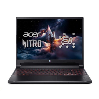 ACER NTB Nitro V 16 AI (ANV16-42-R70Q),R5 AI 240,16"WUXGA,16GB,1TB SSD,RTX 3050,Linux,Black