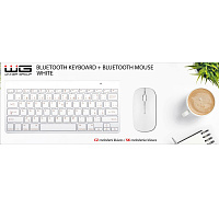 WG - Bluetooth klávesnice s myší, bílá - poskozen obal