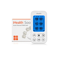 iHealth Soothe TENS duální elektrostimulátor s příslušenstvím