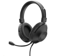 TRUST sluchátka s mikrofonem HS-250 Over-Ear USB Headset