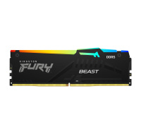 KINGSTON DIMM DDR5 16GB 6800MT/s CL34 Non-ECC FURY Beast RGB XMP, Černá