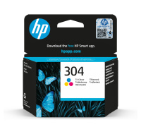 HP 304 Tri-color Ink Cartridge (100 pages)