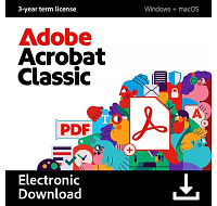 Acrobat Pro 2024 (Classic) for ENT MP ML (+CZ) Government Term License (Set up as 36 month) 1 User, Level 1, 1-9