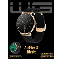 WG - Chytré hodinky AirFlex3 Rizz It / Gold Edition