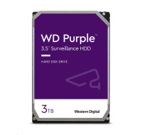 WD PURPLE WD33PURZ 3TB, SATA III 3.5", 256MB, 175MB/s, Low Noise, CMR