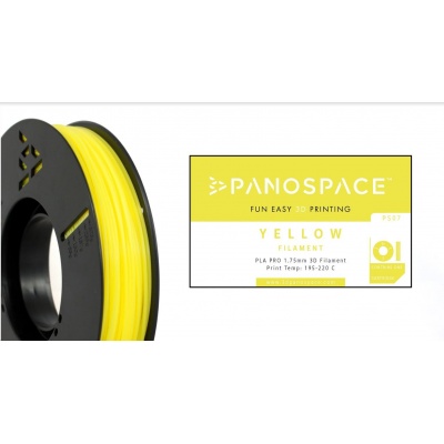 FILAMENT Panospace type: PLA -- 1,75mm, 1000 gram per roll - Žlutá