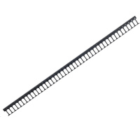 TRITON vertikální vyvazovací panel 45U, jednořadý, pro rozvaděče šířky 600/800mm z řady RMA, RZA, RDA, RTA, RYA, černý