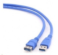 GEMBIRD Kabel USB 3.0 A-A prodlužovací 1,8m (modrý)