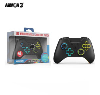 Hyperkin "NuRival" Wireless Hall Effect Stick Game Controller For N. Switch® OLED Model/N. Switch® (Black) - Armor3