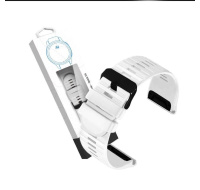 RhinoTech řemínek pro Garmin QuickFit silikonový outdoor 22mm bílý