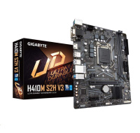 BAZAR GIGABYTE MB Sc LGA1200 H410M S2H V3, Intel H510, 2xDDR4, 1xHDMI, 1xDVI, 1xVGA, mATX - repair (s příslušenstvím)