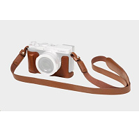 SmallRig 6275 Leather Half Case Kit for Panasonic LUMIX L10 Brown