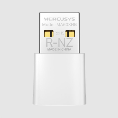 BAZAR - MERCUSYS MA60XNB WiFi6 USB nano adapter (AX900,2,4GHz/5GHz,Bluetooth5.3,USB2.0) - poškozený obal