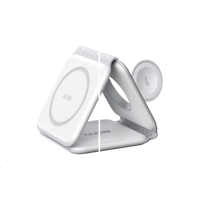 WG - Bezdrátová nabíječka WGMaxFlex 3in1 / Skládací / 15W+5W+2.5W / WG 42 / white