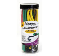Master Lock Upínací gumy s háčky (6 ks / balení)