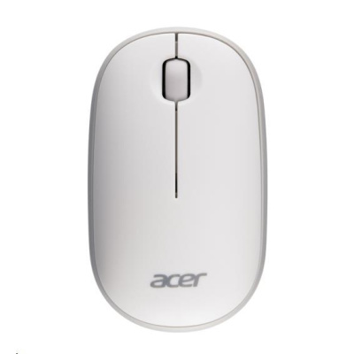ACER Myš Acer Wireless Bubble Mouse White - RF2.4G, 1600 dpi, 102x60x32 mm, 60g bez AA baterie, retail pack